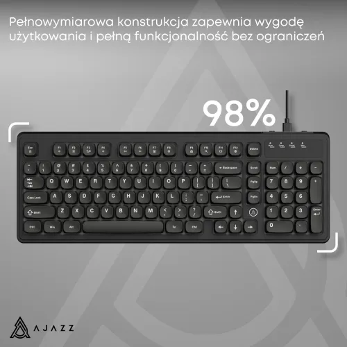 Klawiatura membranowa Ajazz AF98 Czarny