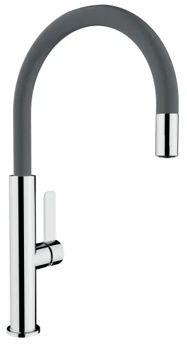 Bateria Teka FOT 995 Chrom/Kamienny szary Mosiądz/Chrom