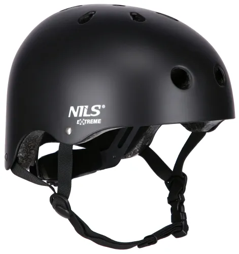 Kask NILS EXTREME MR290 Czarny (rozmiar S) + Zestaw ochraniaczy