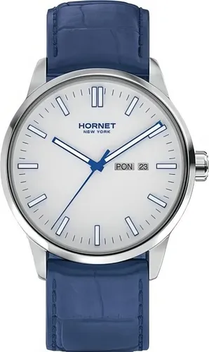 Zegarek HORNET Modern NFC 43mm Biało-niebieski