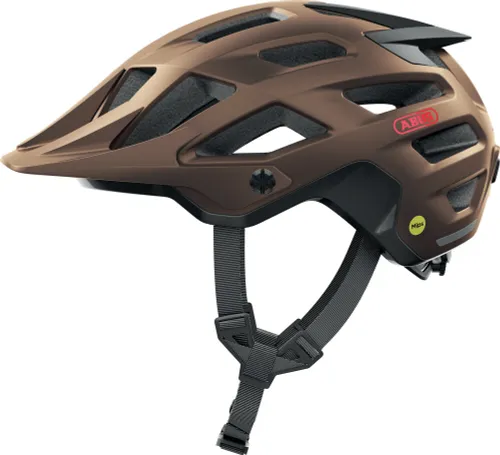 Kask rowerowy ABUS Moventor 2.0 Metallic Brązowy MTB (rozmiar M) MIPS