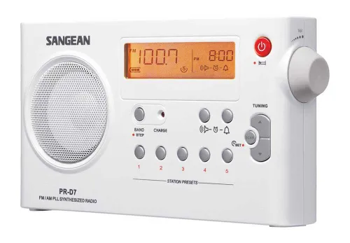 Radioodbiornik Sangean PR-D7 Radio FM Biały