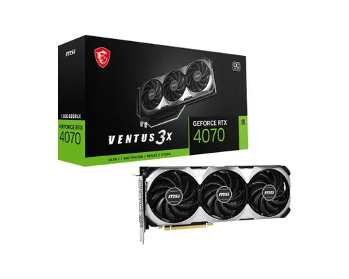 Karta graficzna MSI GeForce RTX 4070 VENTUS 3X OC 12GB GDDR6X 192bit DLSS