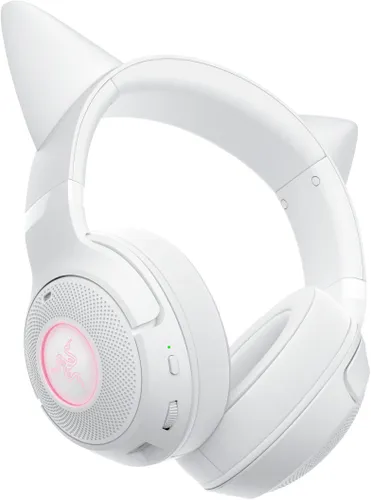 Słuchawki RAZER Kraken Kitty V2 BT Bezprzewodowe, Nauszne, Dźwięk przestrzenny Biały