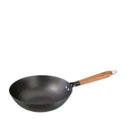 KÜCHENPROFI Country – wok żeliwny z powłoką nieprzywierającą śred. 28 cm czarny