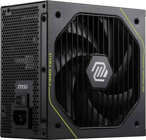 Zasilacz MSI MAG A1000PLS PCIE5 1000W 80 Plus Platinum