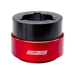 Adapter Simagic Quick Release 50 Szybkozłącza do kierownicy Aluminiowa Czarno-czerwony