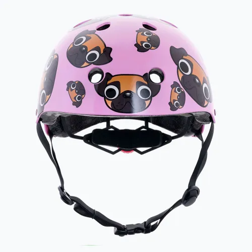 Kask rowerowy dziecięcy Hornit Pug pink/brown
