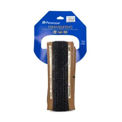 Opona rowerowa Panaracer GravelKing SK 700 x 50'' czarny/brązowy