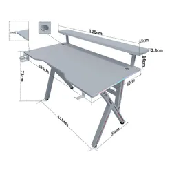 Biurko Cobra CRF4011RGB 120cm Biały