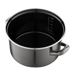 Garnek emaliowany z pokrywką EMALIA POLSKA PLESZEW METALICO 3,3 l