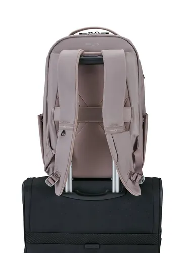 Женский городской рюкзак Samsonite Workationist 15,6 + CLOTHES COMP-quartz