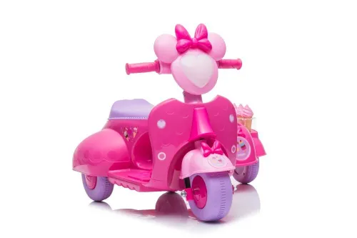 Skuter Motor Trójkołowy Na Akumulator Dla Dzieci Jt5258 Lodziarnia LED Muzyka