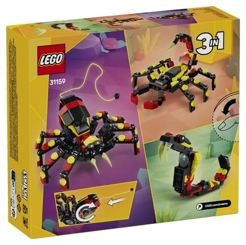 LEGO Creator 31159 Dzikie zwierzęta: niezwykły pająk