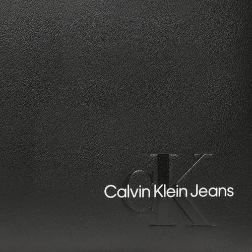 Geantă de umăr sculptată Calvin Klein Jeans cu Lanț24 K60K610565 BDS