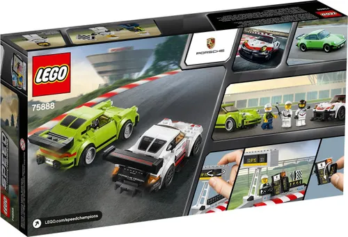 Конструктор Lego Speed Champions Porsche 911 RSR и 911 Turbo 3.0 (75888)