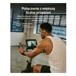 Słuchawki bezprzewodowe Belkin SoundForm ActiveFit Dokanałowe z zaczepami Bluetooth 5.4 Kremowy