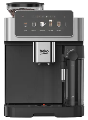Ekspres BEKO CaffeExperto CEG8564X 50 programów ColdBrew Kawy mrożone 19 bar Stalowy młynek Zdalne sterowanie Inox