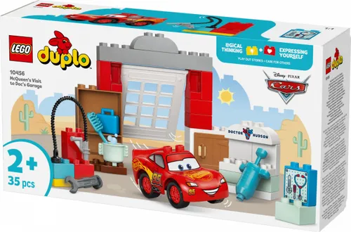 LEGO Klocki DUPLO Disney 10456 Wizyta McQueena w warsztacie Wójta