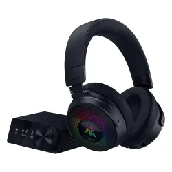 Słuchawki bezprzewodowe z mikrofonem Razer Kraken V4 Pro Nauszne Czarny