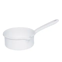 RIESS Classic Weiss 0,7 l - rondel emaliowany