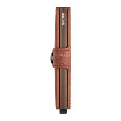 Portfel kieszonkowy Miniwallet Secrid Vintage - cognac / brown