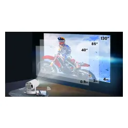 Projektor EXTRALINK ESP-300HiFi HD (1280 x 720), 200 ANSI lumen, Wi-Fi, Bluetooth