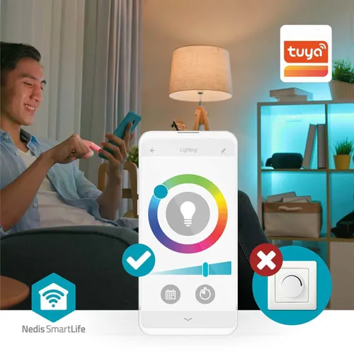 Inteligentna żarówka LED NEDIS SmartLife WIFILRC20E27 9W E27 Wi-Fi (2 szt.)