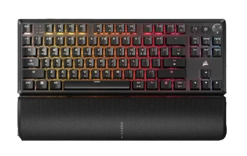 Klawiatura mechaniczna Corsair K70 Core TKL Wireless RGB KR2 MLX Red Czarny