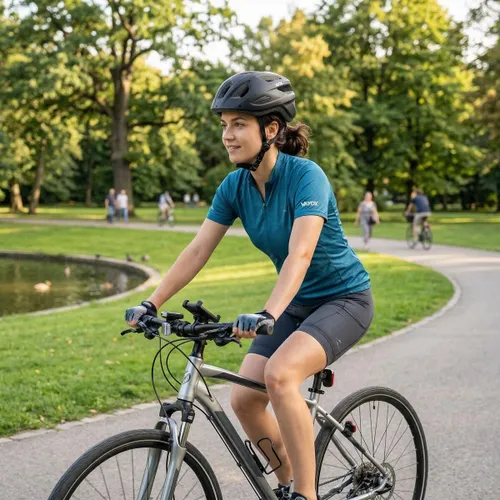 Kask rowerowy VAYOX Active VA0424BML Czarny MTB z lampką (rozmiar L)