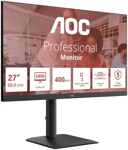 Monitor AOC U27E4CV 27" 3840x2160px IPS 4 ms [GTG]