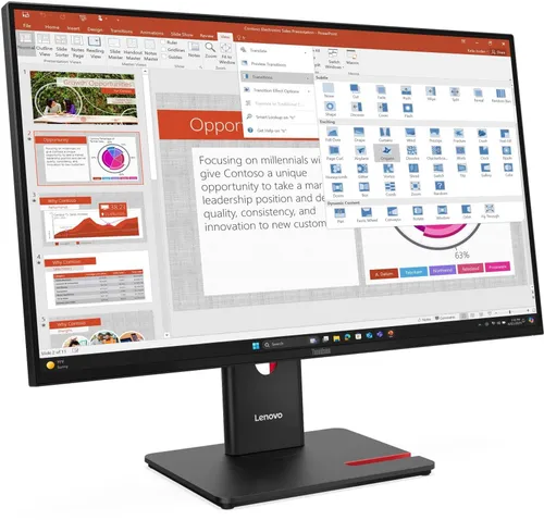 Monitor LENOVO ThinkVision T27-40 27" 1920x1080px IPS 120Hz 4 ms