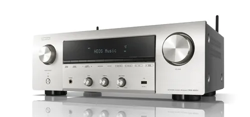 Zestaw stereo Denon DRA-800H (srebrny), Dali OBERON 7 (biały)