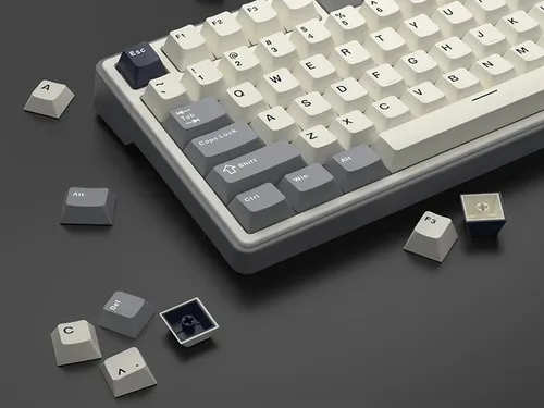 Klawiatura ROYAL KLUDGE R87 Pro Half Grey Brown Switch