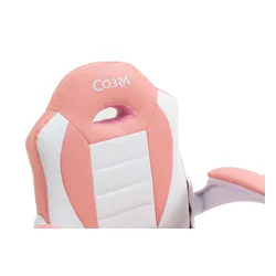Fotel COBRA Junior Pro Różowo-biały