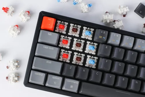 Klawiatura KEYCHRON K12-J3 Wireless Gateron G Pro Brown RGB Czarno-szary