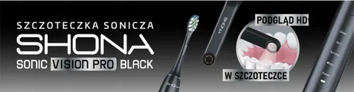 Szczoteczka soniczna SHONA Vision Pro Czarny