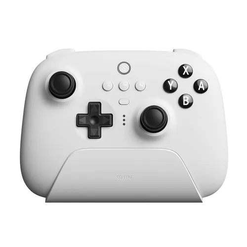 Геймпад Pad 8bitdo Ultimate Wireless Bluetooth Controller с зарядной док-станцией для ПК, NSW, Android TV, iOS-беспроводной-белый