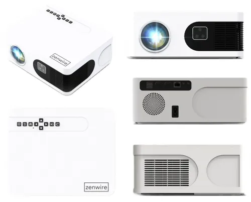 Projektor ZENWIRE E601H Full HD (1920 x 1080), 600 ANSI lumen, Wi-Fi, Bluetooth