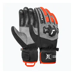 Rękawice narciarskie męskie Reusch Worldcup Warrior R-Tex XT black/silver/fluo red