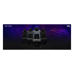 Fotel YUMISU 2053 Magnetic Jasnoszaro-czarny