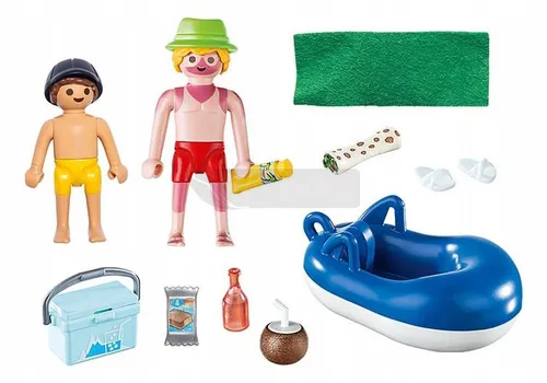 PLAYMOBIL Family Fun 70112 Chłopiec z oponą