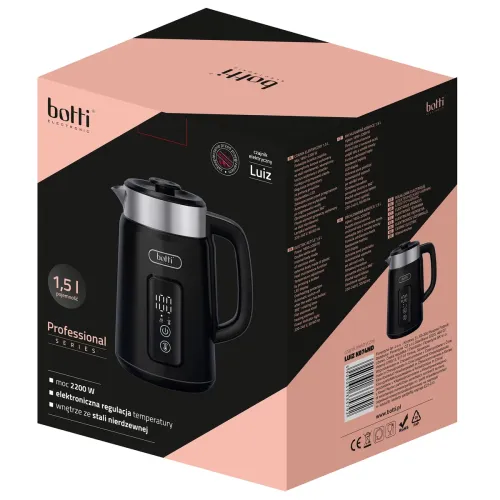 BOTTI Luiz K074ND 1,5 l - czajnik elektryczny bezprzewodowy