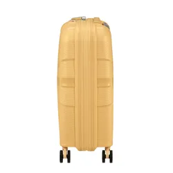 Чемодан маленький расширяемый American Tourister StarVibe - metallic banana