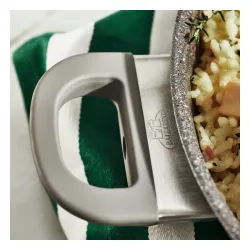 BALLARINI Murano Deep 2H 24 cm grafitowa - patelnia nieprzywierająca z pokrywką