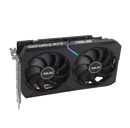 ASUS GeForce RTX 3060 Ti DUAL MINI V2 LHR - 8GB GDDR6 RAM - Karta graficzna