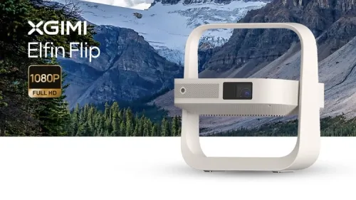 Projektor XGIMI Elfin Flip Plus Full HD (1920 x 1080), 500 ANSI lumen, Wi-Fi, Bluetooth