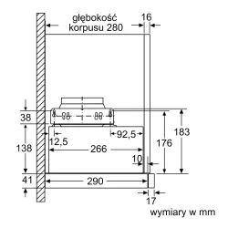 Okap Bosch DFL063W56 Srebrny