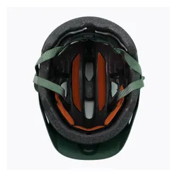 Kask rowerowy dziecięcy Bell Sidetrack Jr matte dark green orange
