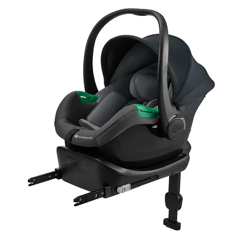 Fotelik samochodowy KINDERKRAFT Mink Pro 2 i-Size z bazą FX 2 40-87 cm (0-13 kg) Szary